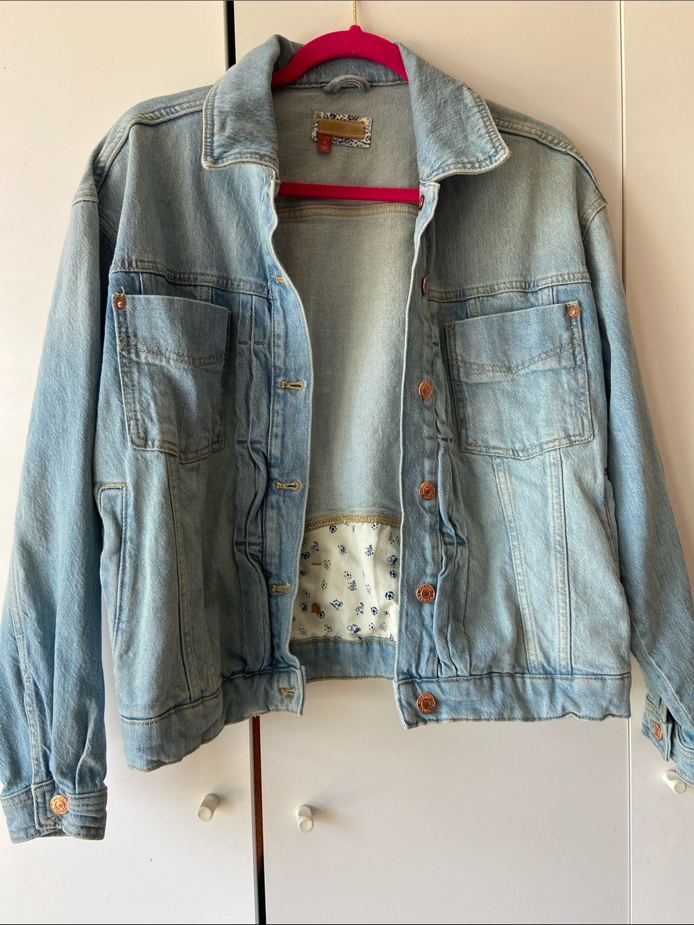 Pilcro Light Wash Denim Jacket
